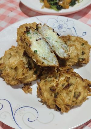 Foto resep Bakwan Talas Isi Keju