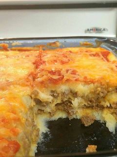 Una foto de Pastelón de papa