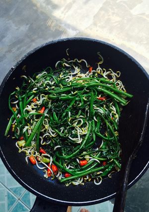 Foto resep Tumis kangkung simple