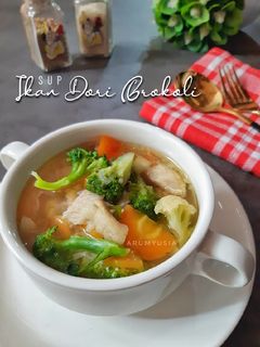 Foto resep Sup Ikan Dori Brokoli