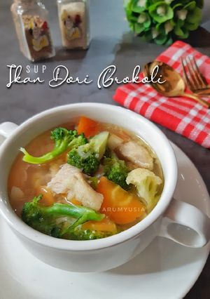 Foto resep Sup Ikan Dori Brokoli