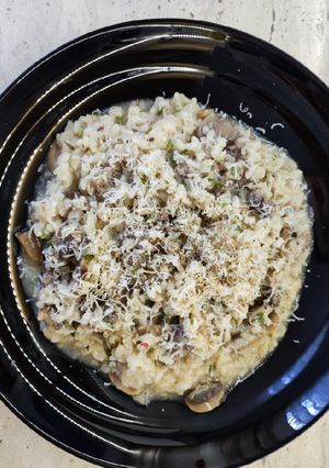 O poză a rețetei Risotto cu ciuperci.