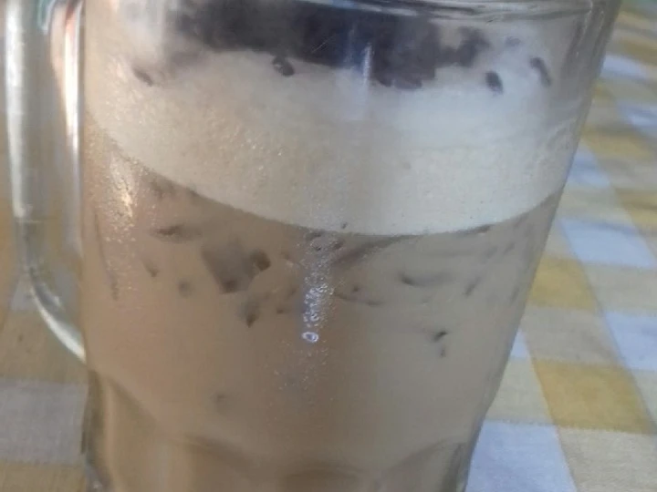 Cara Mudah Membuat Resep Es cappuccino cincau yang Lezat Anti Ribet, Uenak Banget