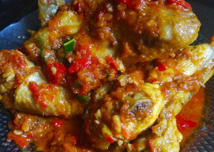 Ayam bumbu sambel seblak