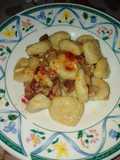 Gnocchi di zucca con speck
