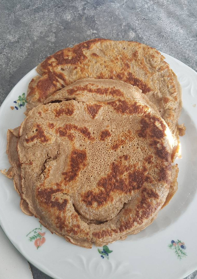 Una foto de Tortitas de avena sabor cacao y vainilla