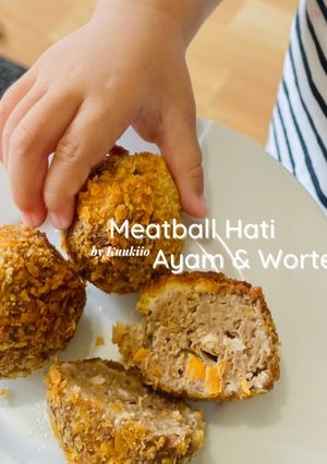 Foto resep [Eps. 62] Meatball Hati Ayam & Wortel (Snack Mpasi) 🧆🥕
