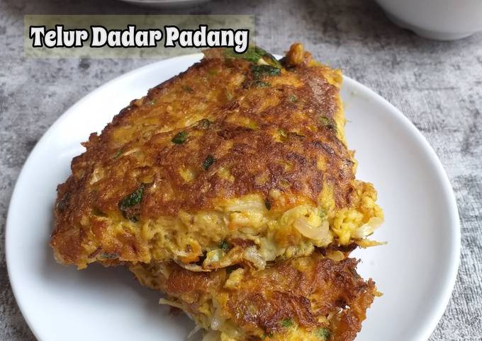 Cara membuat Telur dadar padang tanpa tepung Cara membuat Telur dadar padang tanpa tepung