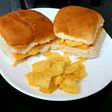 My Chedder Cheese Cob with cheese+Onion Crisp and Soft cheese🤗