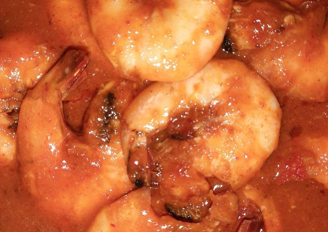 Udang sambalado pedas manis