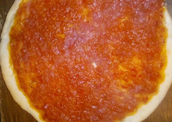 Masa de pizza fácil y casera Receta de Laura - Cookpad