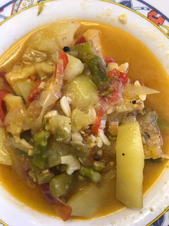Una foto de Bacalao con patatas