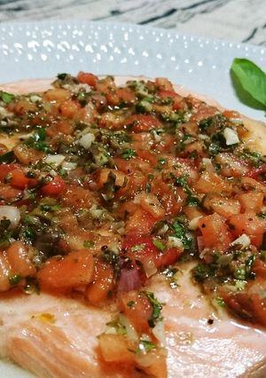 豪華前菜★地中海盤焗鮭魚★ 的食譜成品照片