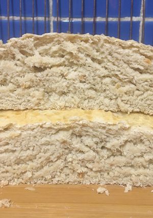 Una foto de Pan de cebolla /levadura fresca con masa madre