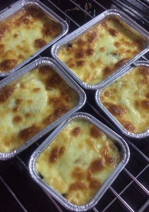 รูปของ ผักโขมอบชีสคีโต Baked spinach with cheese keto ผักโขมอบชีสโลว์คาร์บ Lowcarb