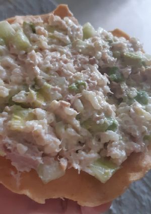 Una foto de Arroz con atún fit