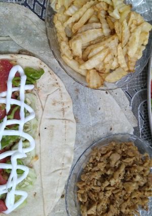 صورة لوصفة سندويش الشاورما 🌭