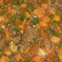A picture of Veggie sauce.