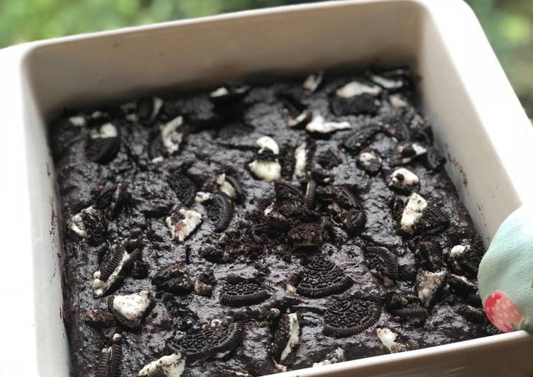 Recipe of Quick Vegan Oreo Brownies