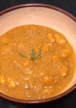 A picture of Spicy Butternut Squash w/ Shrimp *EASY*.