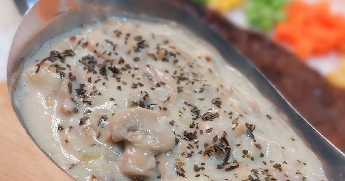 Resep Creamy Mushroom Sauce Oleh Rini Wijaya26 Cookpad