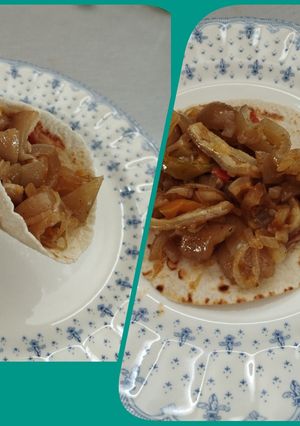 Una foto de Tacos de cuerito de cerdo