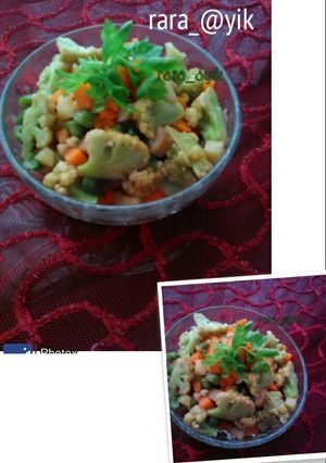 Foto resep Tumis kembang kol sosis
