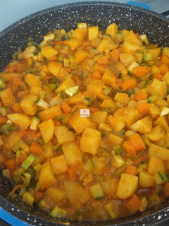 A picture of Vegetable curry.