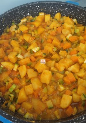 A picture of Vegetable curry.