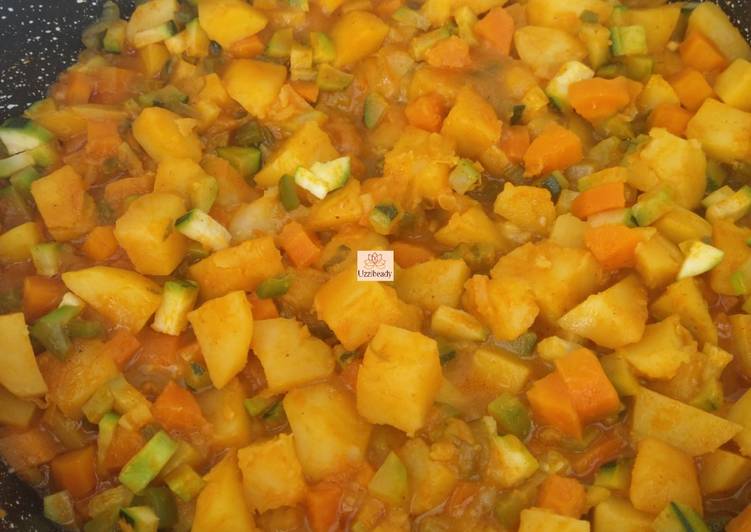 Learn How To Vegetable curry
