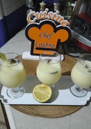 صورة لوصفة عصير الليمون المجمد
