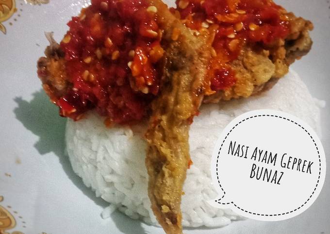 Ayam Geprek ala Bunaz