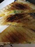 Pineapple cheese capsicum sandwich