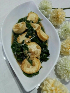 Foto resep Tumis Kailan Tofu Saus Tiram Bawang Putih