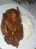 Kuré a la olla con arroz