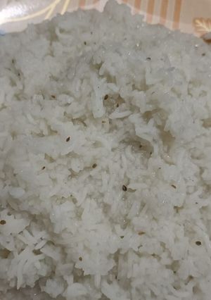 A picture of Jeera rice.