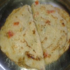 A picture of Suji besan ka chilla.