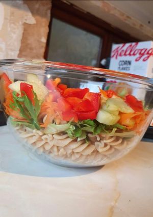A picture of Pasta salad.