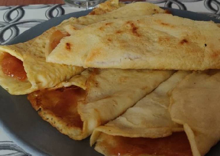 Step-by-Step Guide to Make Qualsiasi sera della settimana Crepes senza sensi di colpa