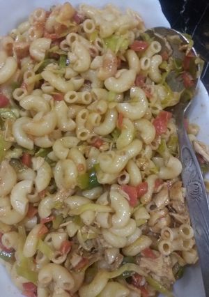 A picture of Vegetable pasta.