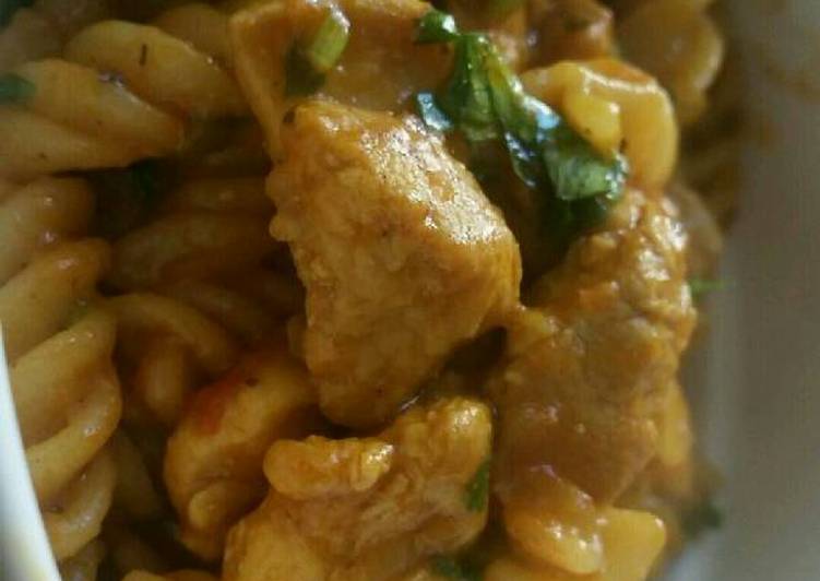 Recipe of Super Quick Homemade Spicey chicken pasta