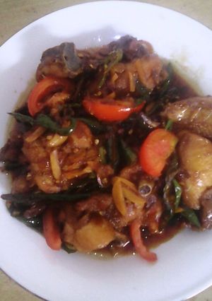 Foto resep Ayam cah cabe ijo