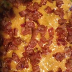 A picture of Loaded chicken and potatoes.