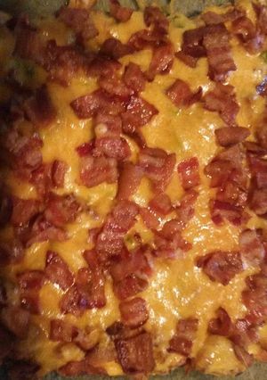 A picture of Loaded chicken and potatoes.
