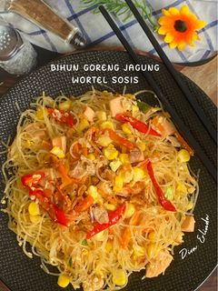 Foto resep Bihun Goreng Jagung Wortel Sosis
