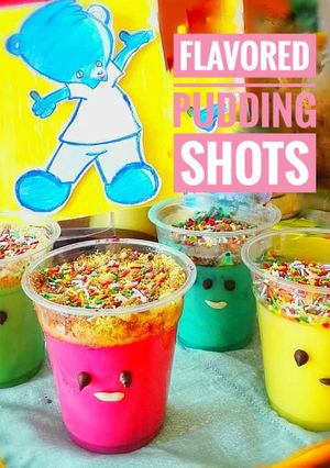 A picture of Banana Pudding Shots.