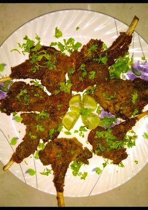 A picture of Mutton chaap fry.