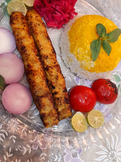 عکسی از دستور کوبیده مرغ و دنبه
