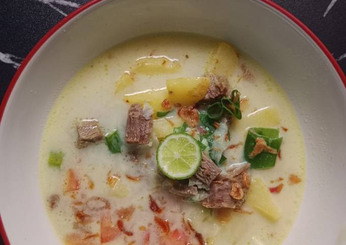 Cara bikin Soto Betawi Kuah Santan Fibercreme Cara bikin Soto Betawi Kuah Santan Fibercreme