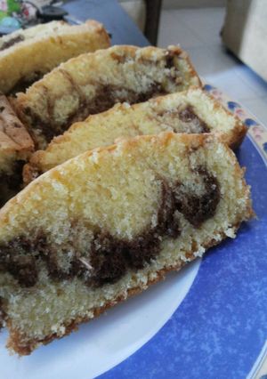 Foto resep Poundcake choco marble